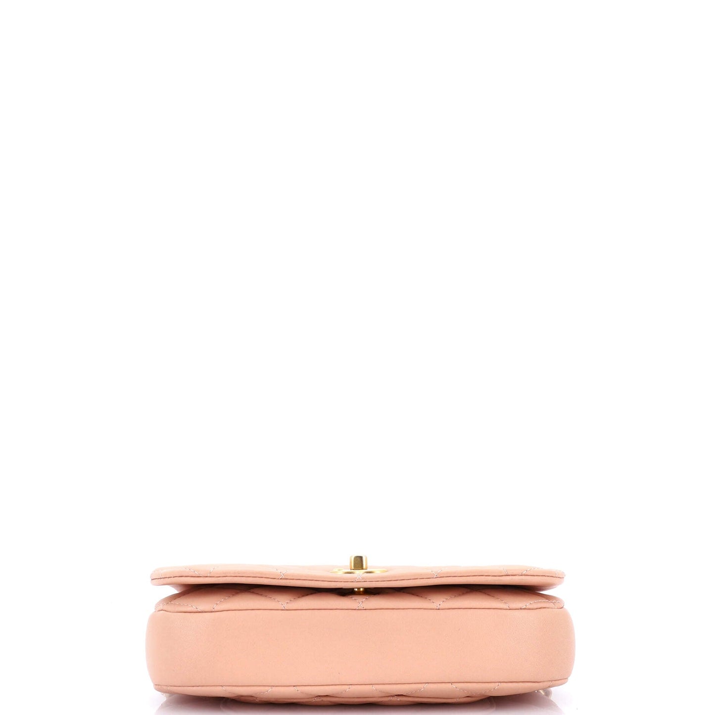 Coco Mail Clutch with Chain Quilted Calfskin