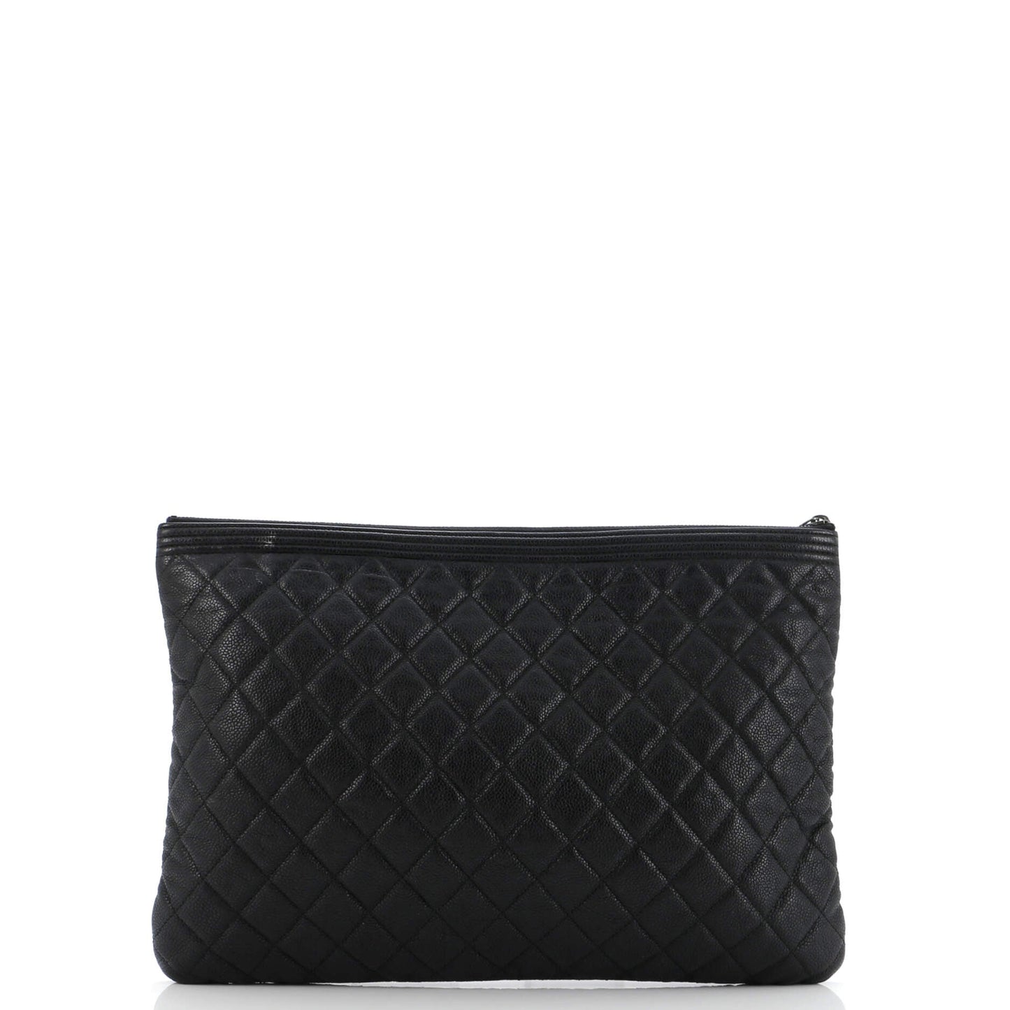 Boy O Case Clutch Quilted Caviar Large