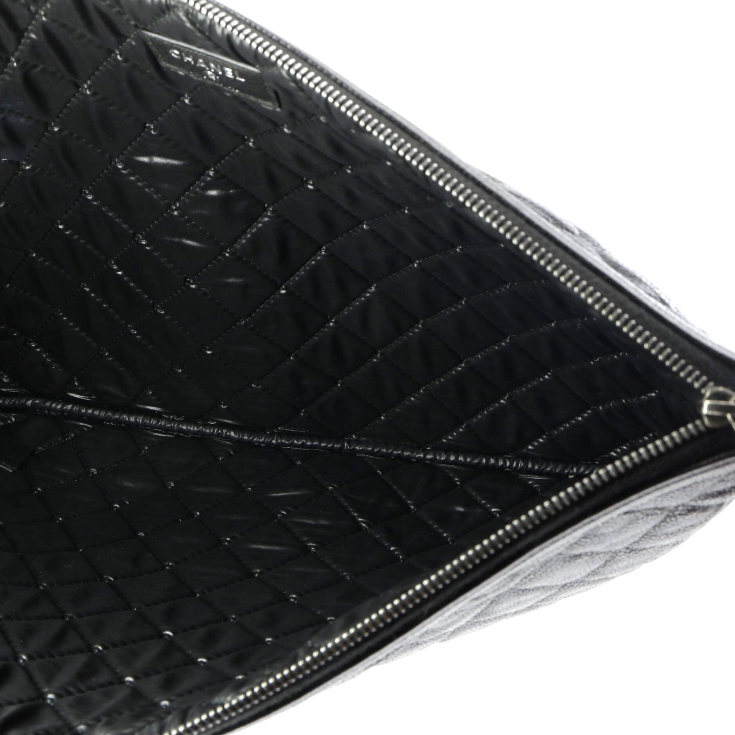 Boy O Case Clutch Quilted Caviar Large
