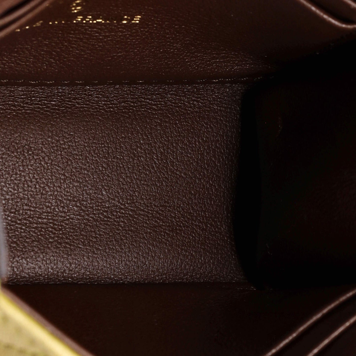 Square Classic Flap Top Handle Clutch with Chain Quilted Lambskin