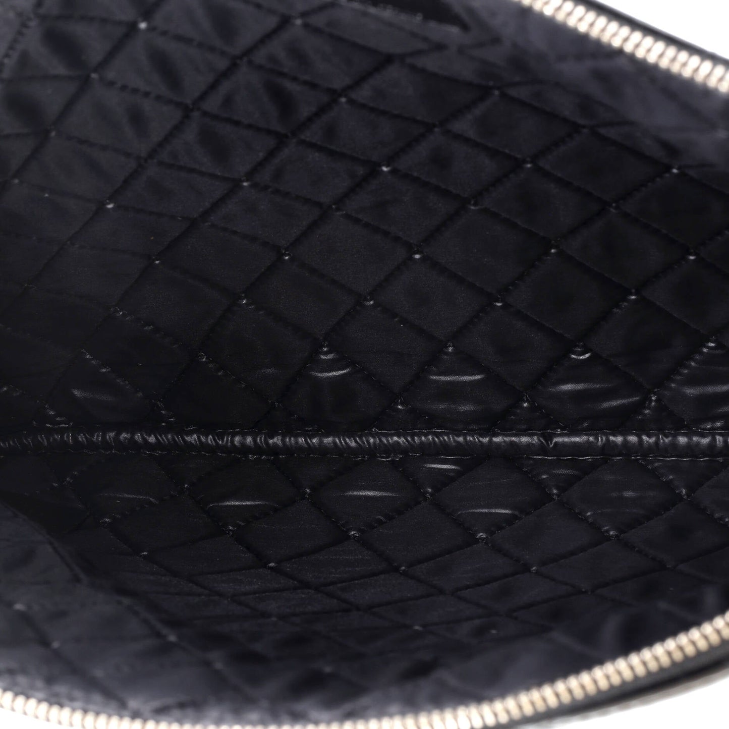 Valentine Hearts O Case Clutch Quilted Patent Large