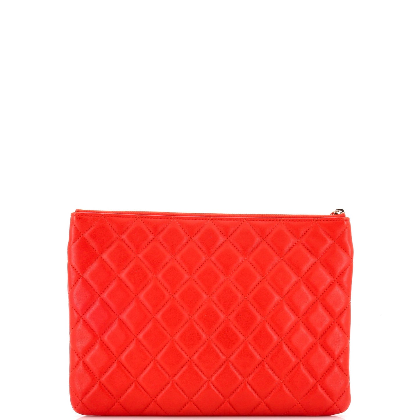 O Case Flap Clutch Quilted Lambskin Medium