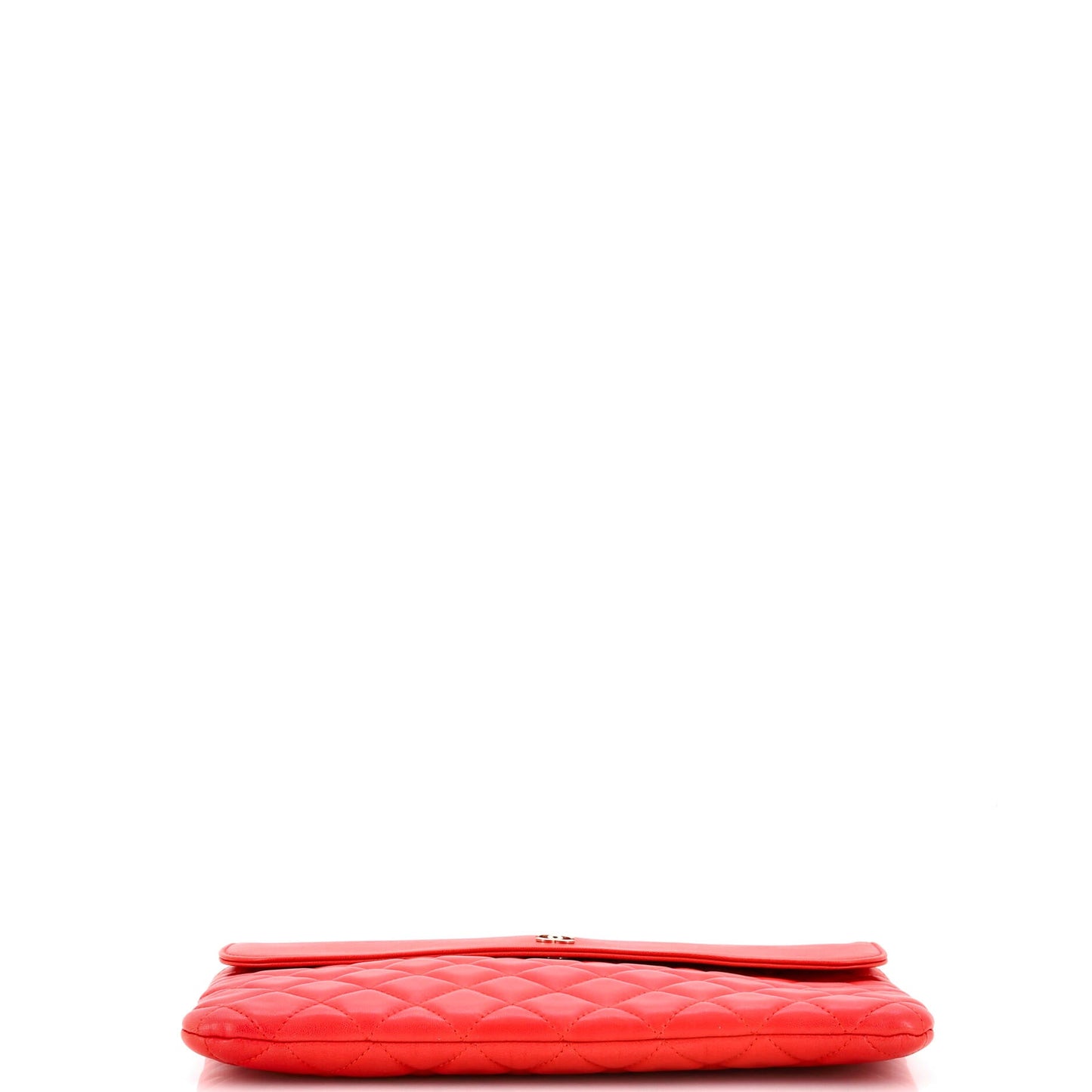 O Case Flap Clutch Quilted Lambskin Medium