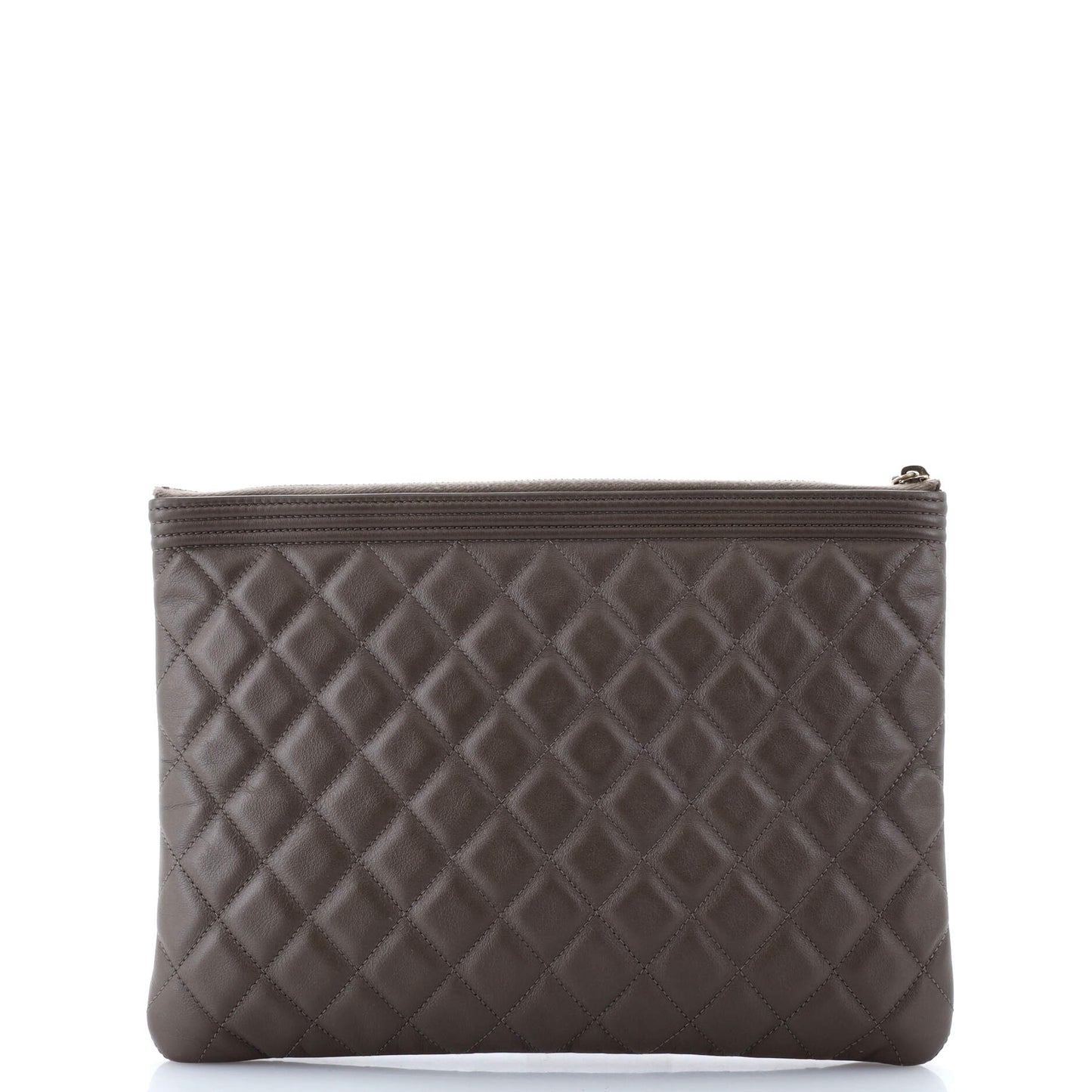 Boy O Case Clutch Quilted Lambskin Medium