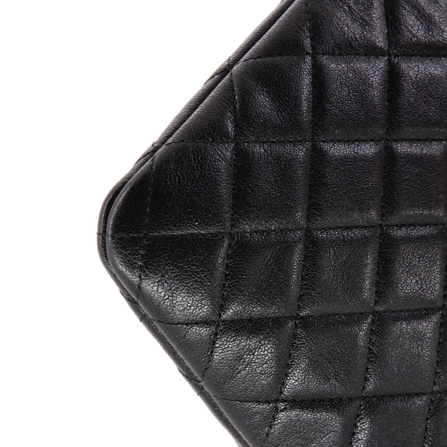 Mademoiselle Vintage O Case Clutch Quilted Sheepskin Medium