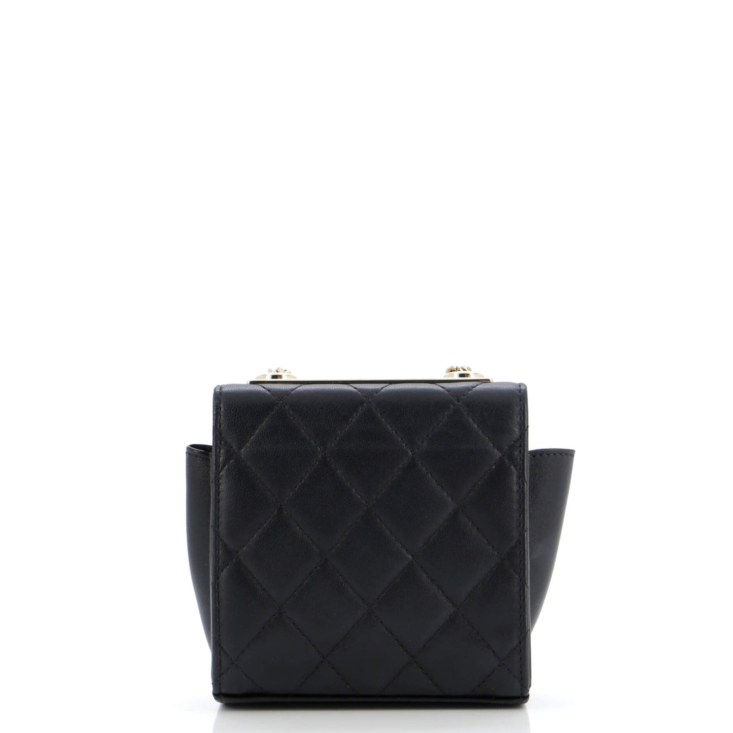 Trendy CC Clutch with Chain Quilted Lambskin Small