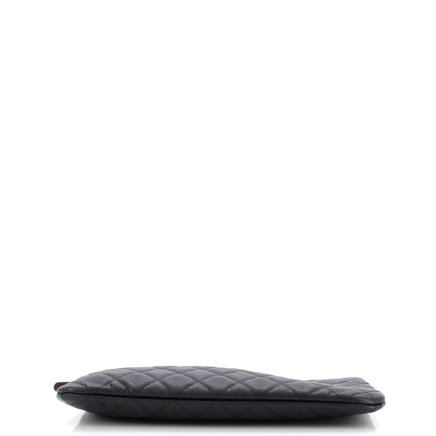 O Case Clutch Quilted Caviar Medium