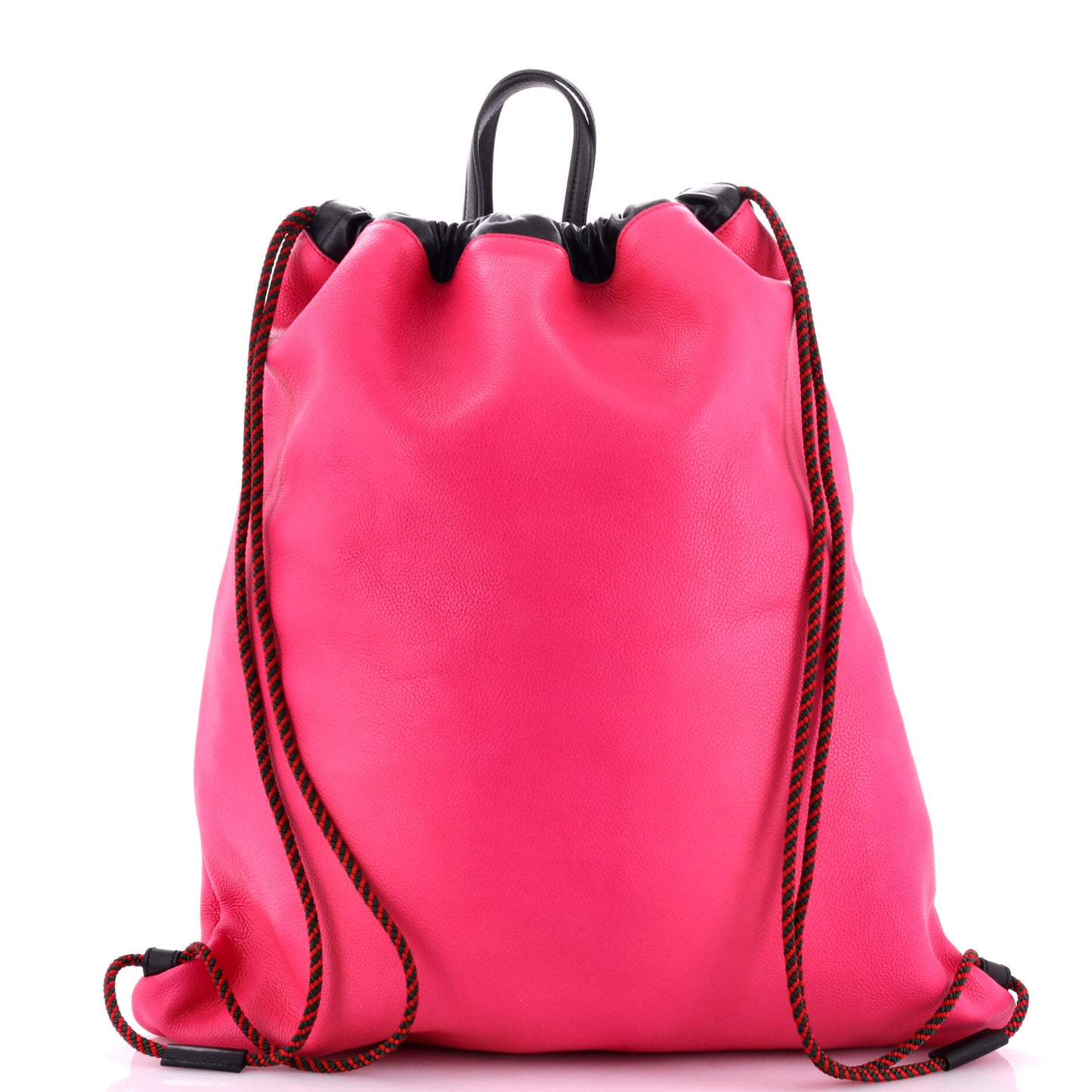 Logo Drawstring Backpack Printed Leather XL