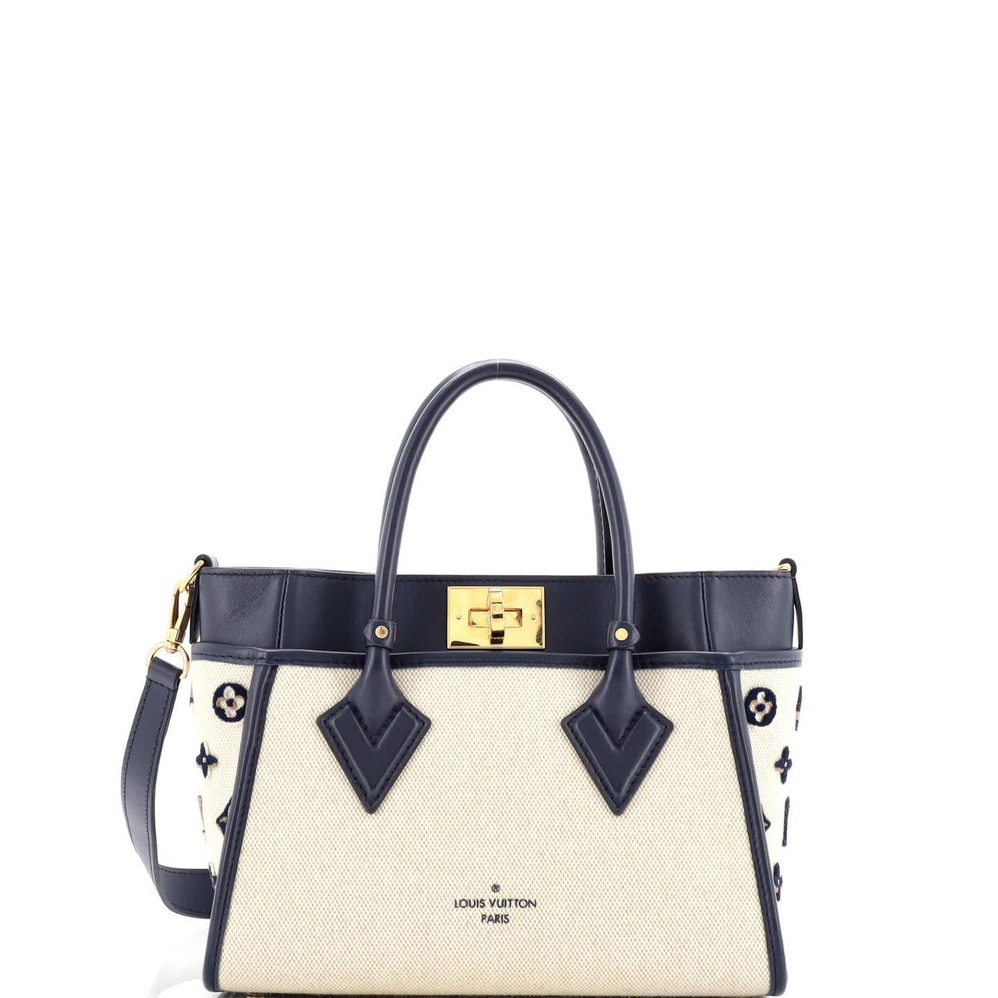 On My Side Tote Monogram Tufted Canvas PM
