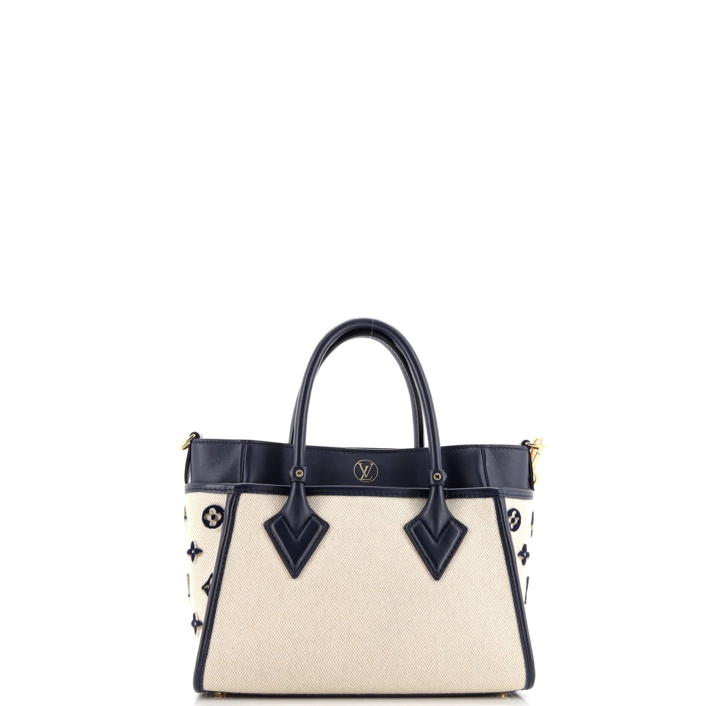 On My Side Tote Monogram Tufted Canvas PM