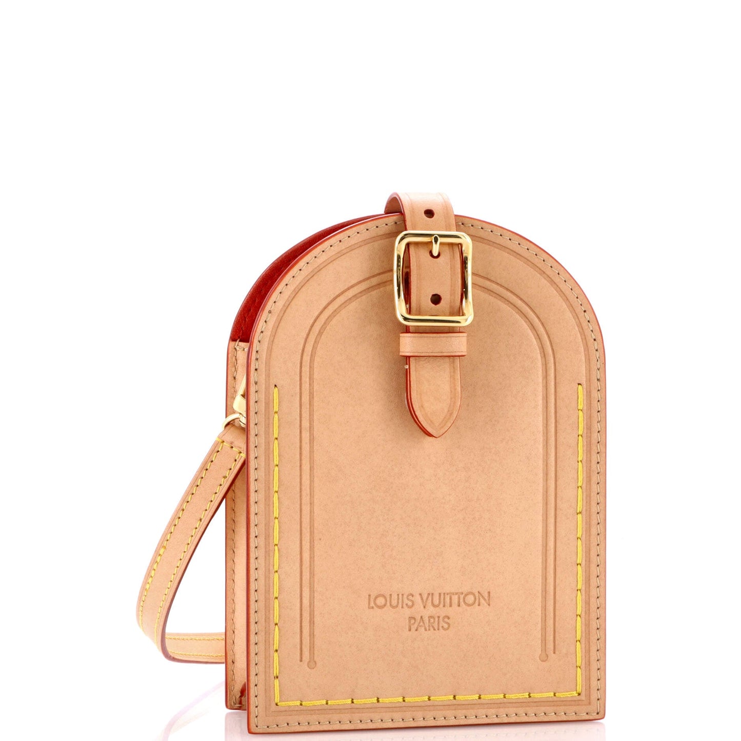 Name Tag XL Clutch Vachetta Leather
