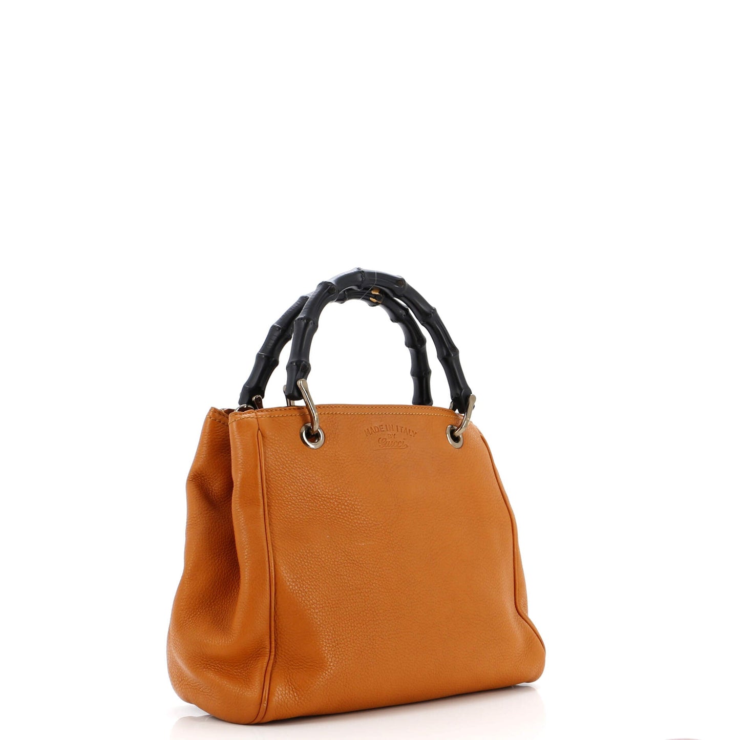 Bamboo Shopper Tote Leather Small