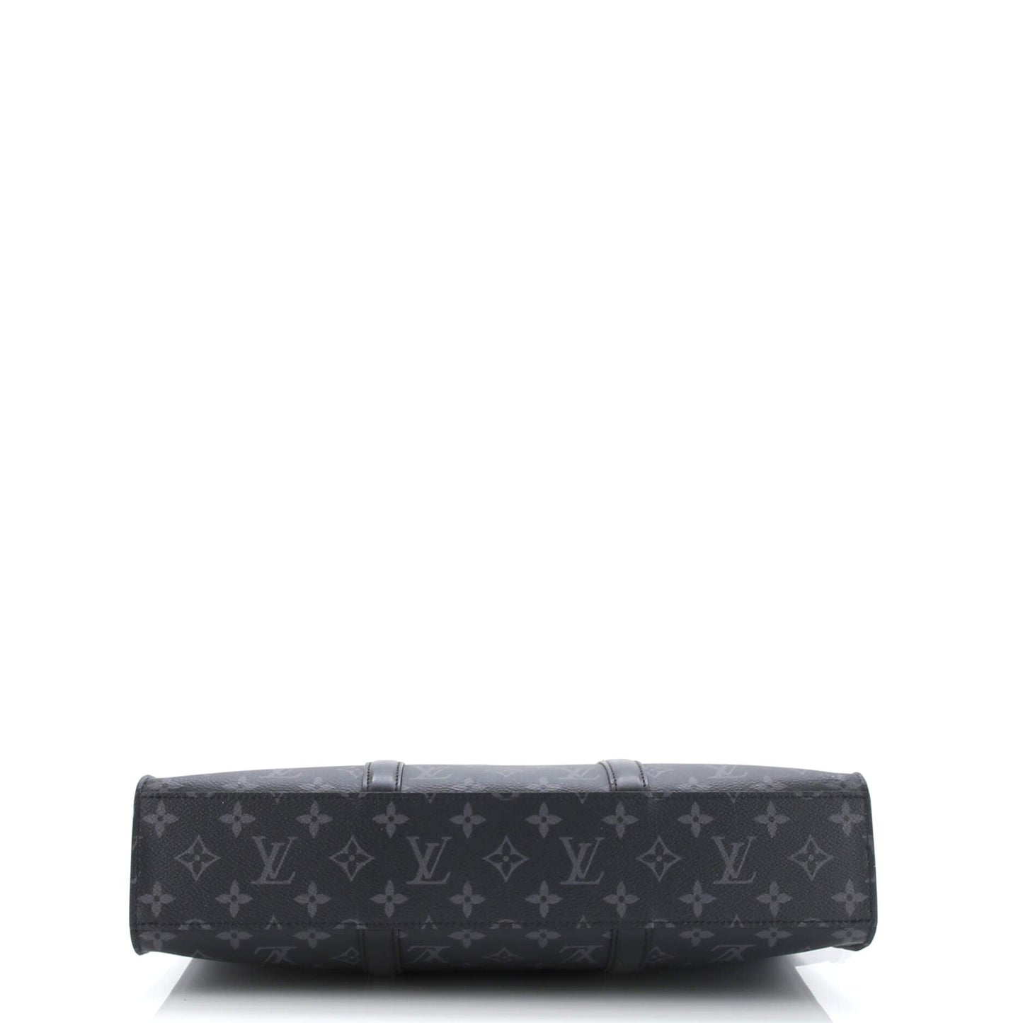 Sac Plat Zipper Tote Monogram Eclipse Canvas Horizontal