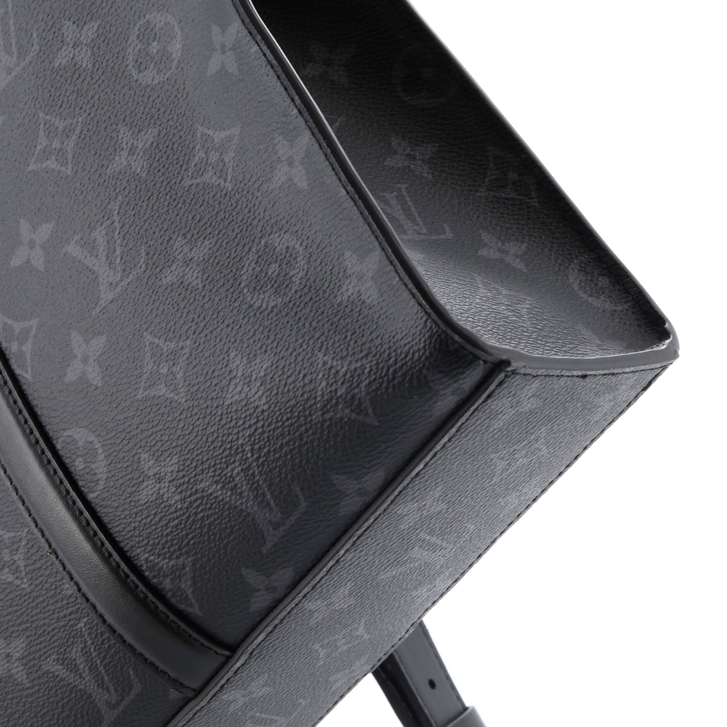 Sac Plat Zipper Tote Monogram Eclipse Canvas Horizontal