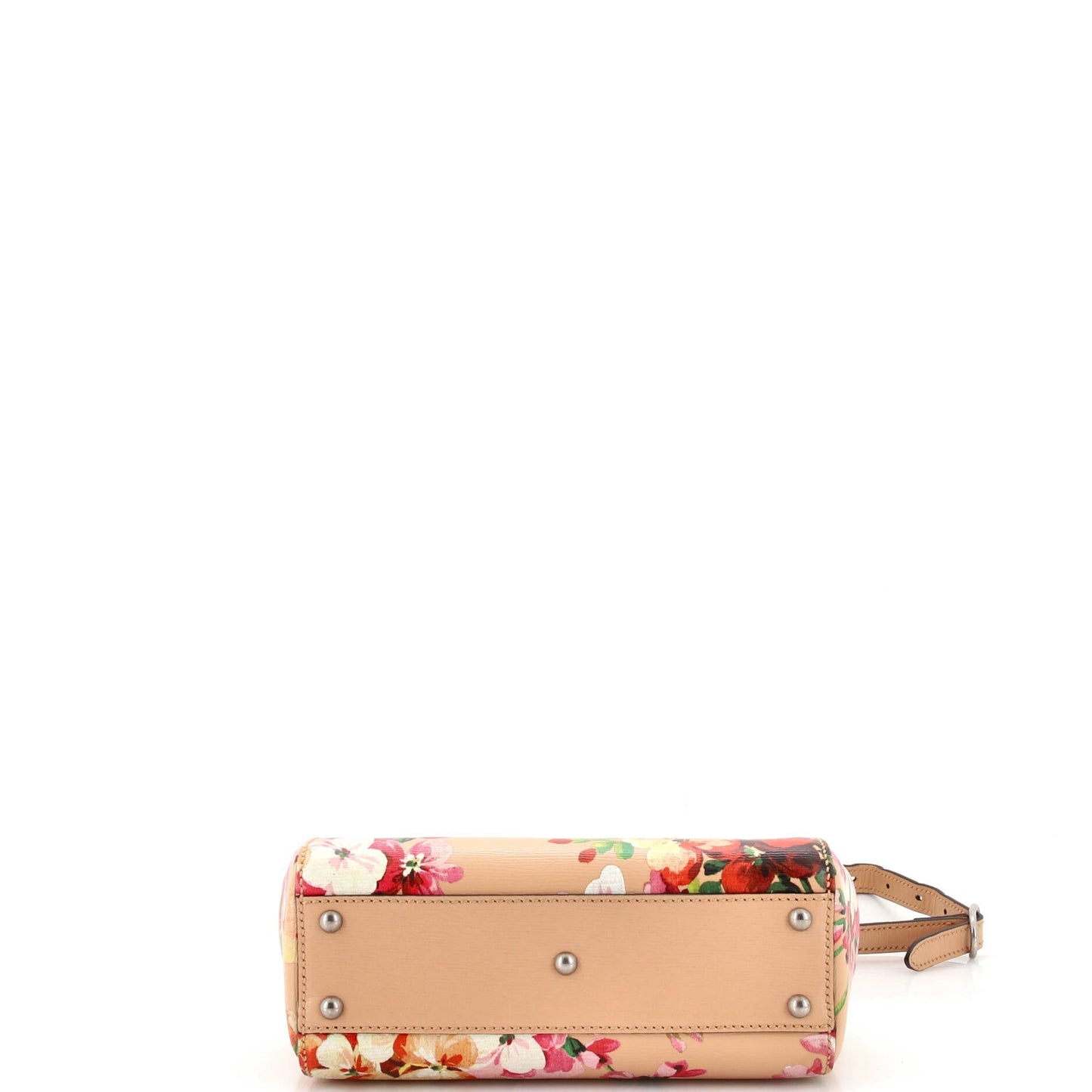 Bamboo Shopper Tote Blooms Print Leather Mini