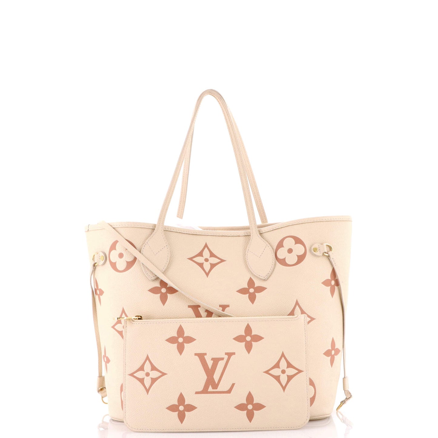 Neverfull NM Tote Bicolor Monogram Empreinte Giant MM