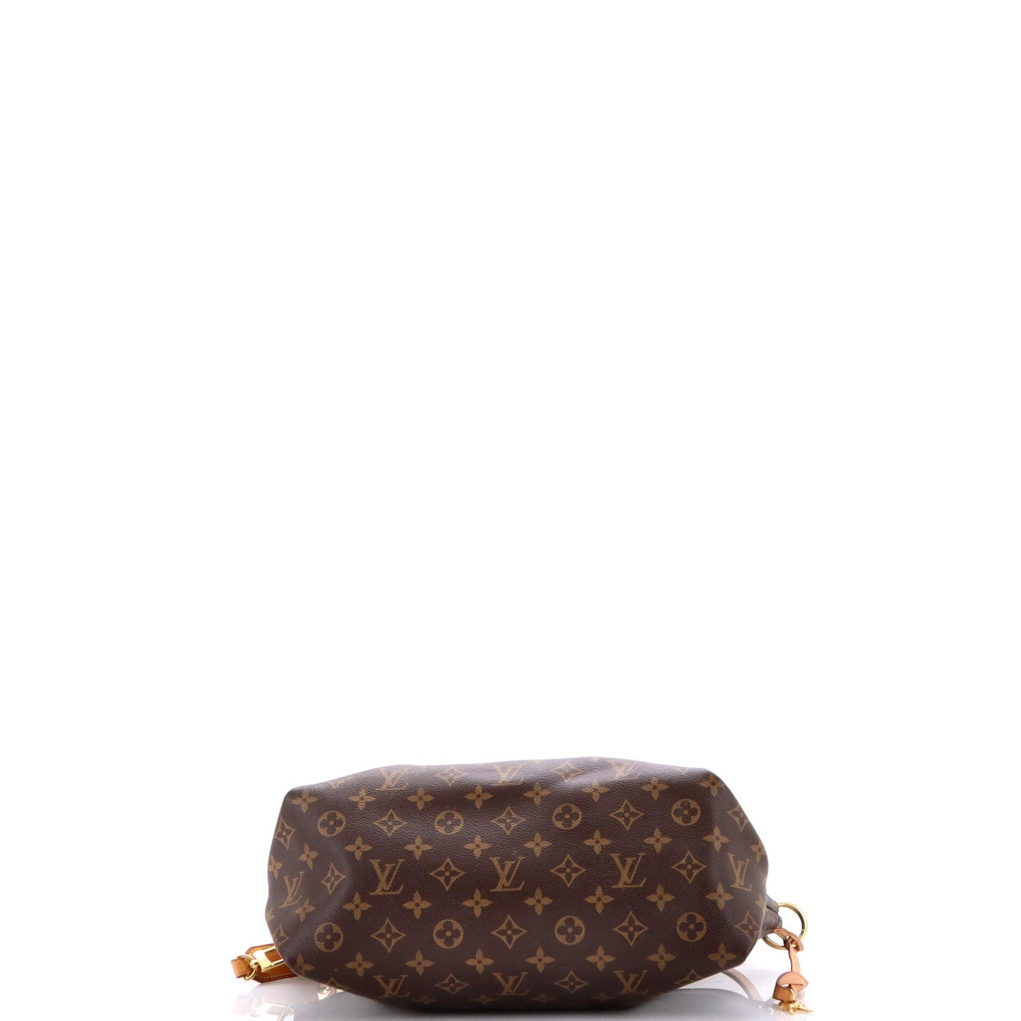 Flower Zipped Tote Monogram Canvas MM