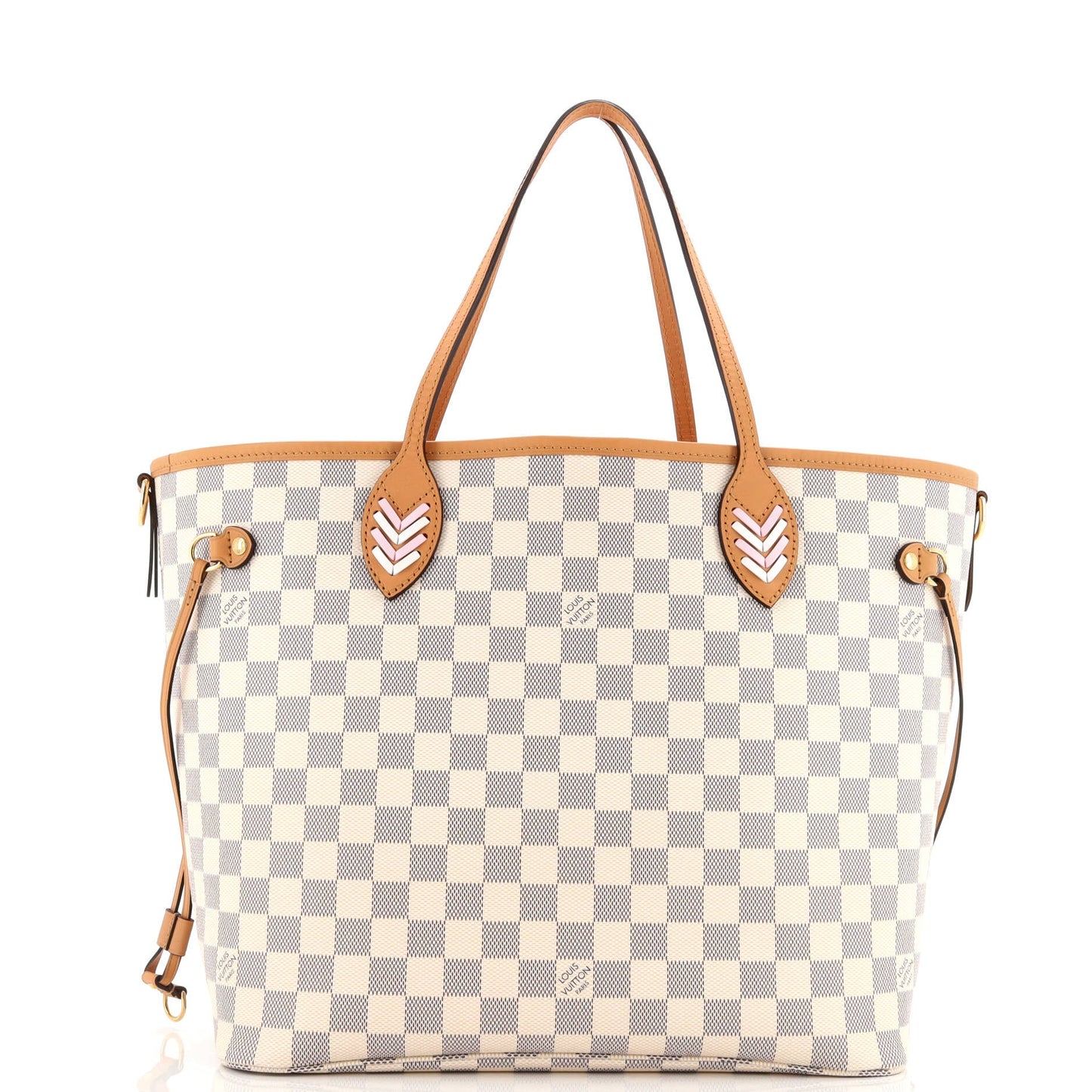 Neverfull NM Tote Damier with Braided Detail MM