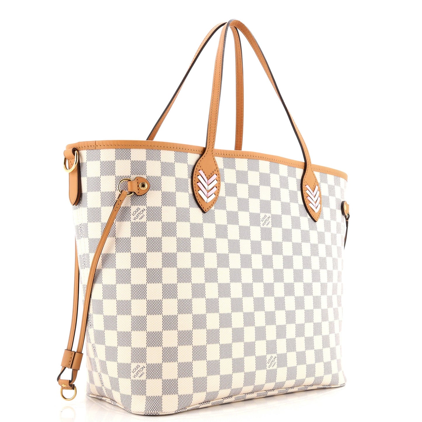 Neverfull NM Tote Damier with Braided Detail MM
