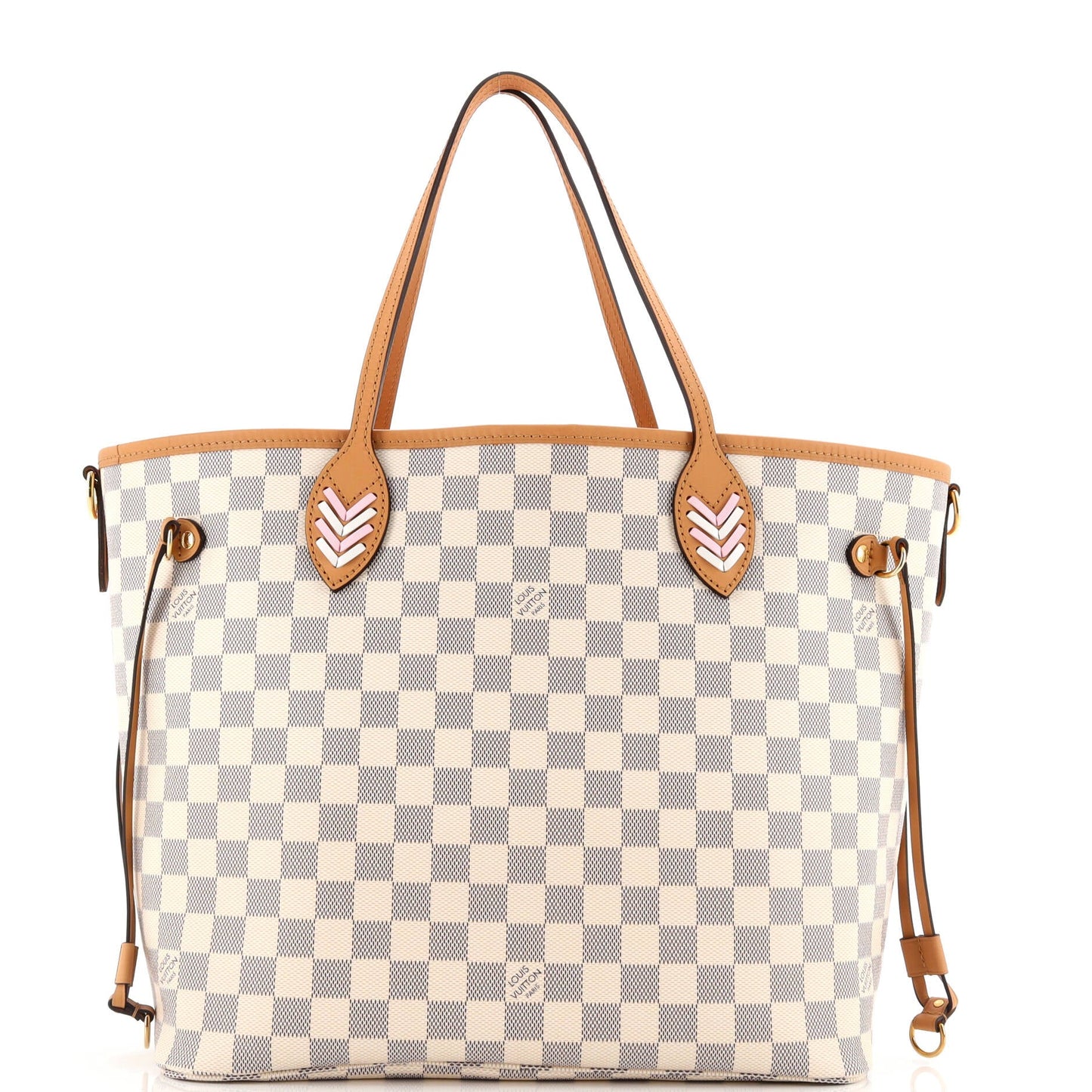 Neverfull NM Tote Damier with Braided Detail MM