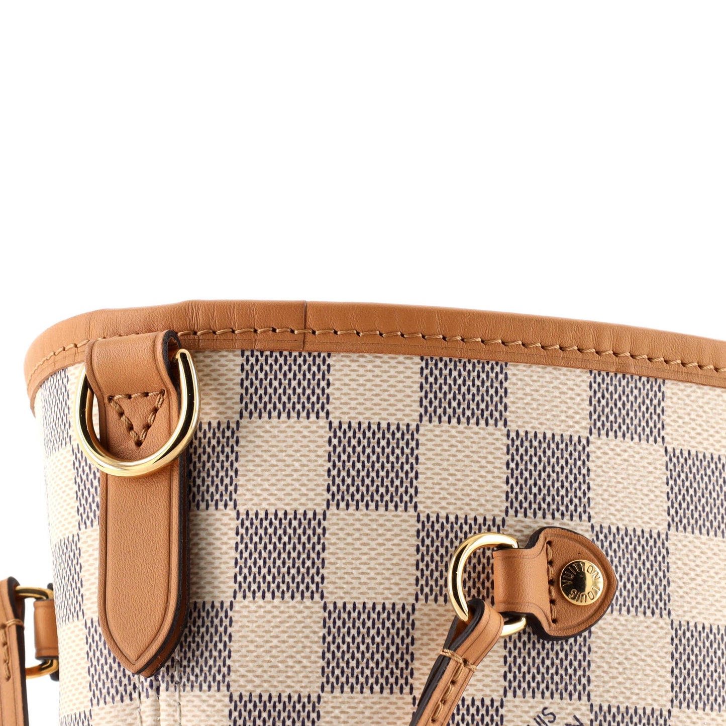 Neverfull NM Tote Damier with Braided Detail MM