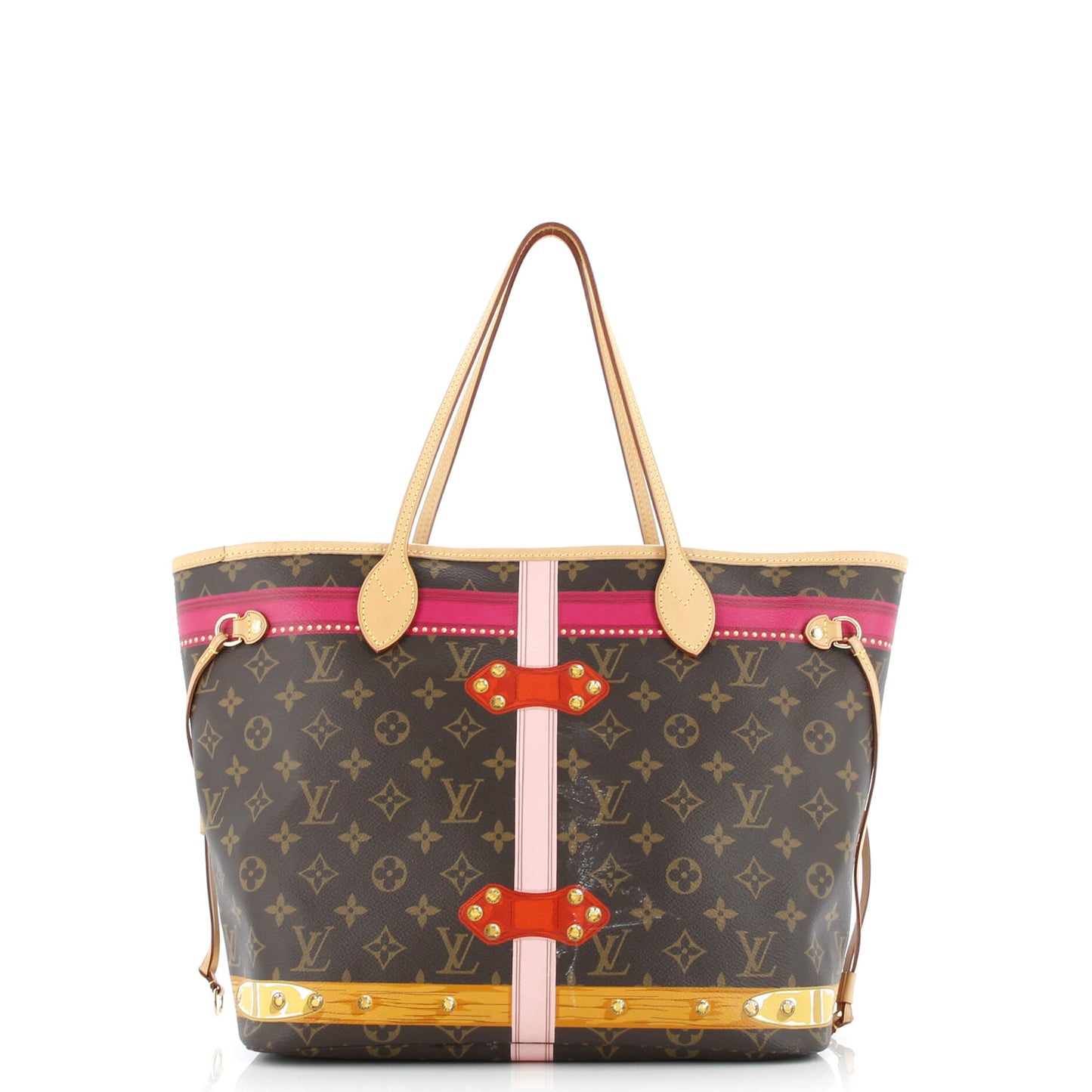 Neverfull NM Tote Limited Edition Summer Trunks Monogram Canvas MM