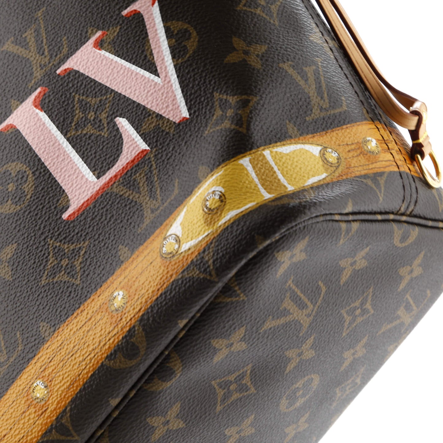 Neverfull NM Tote Limited Edition Summer Trunks Monogram Canvas MM