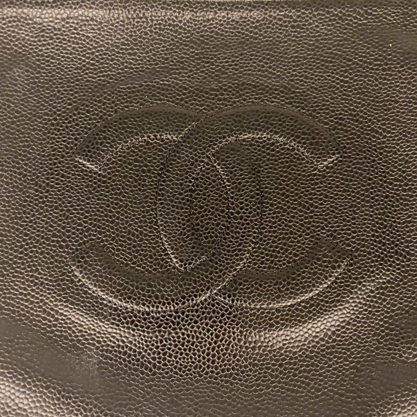 Chanel Black Leather Clutch