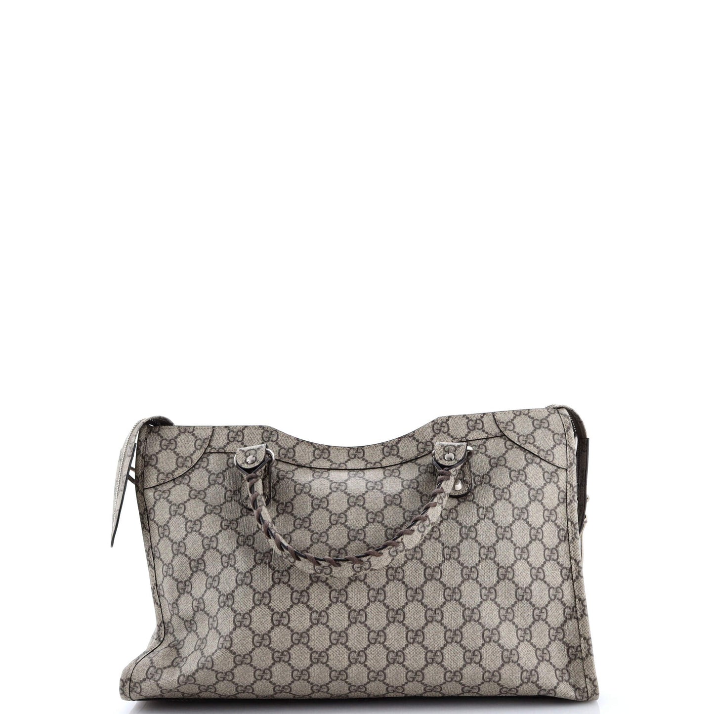 x Balenciaga The Hacker Project Neo Classic City Bag GG Coated Canvas Medium