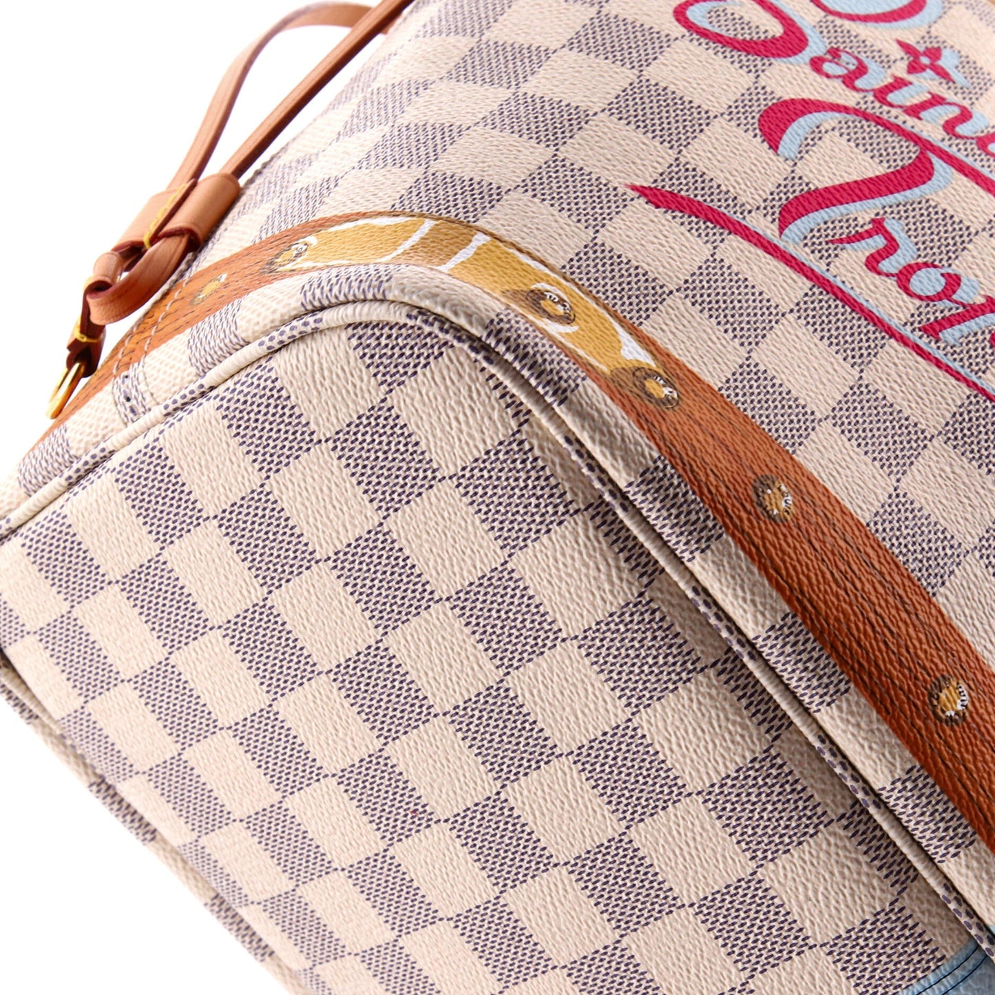 Neverfull NM Tote Limited Edition Damier Summer Trunks MM
