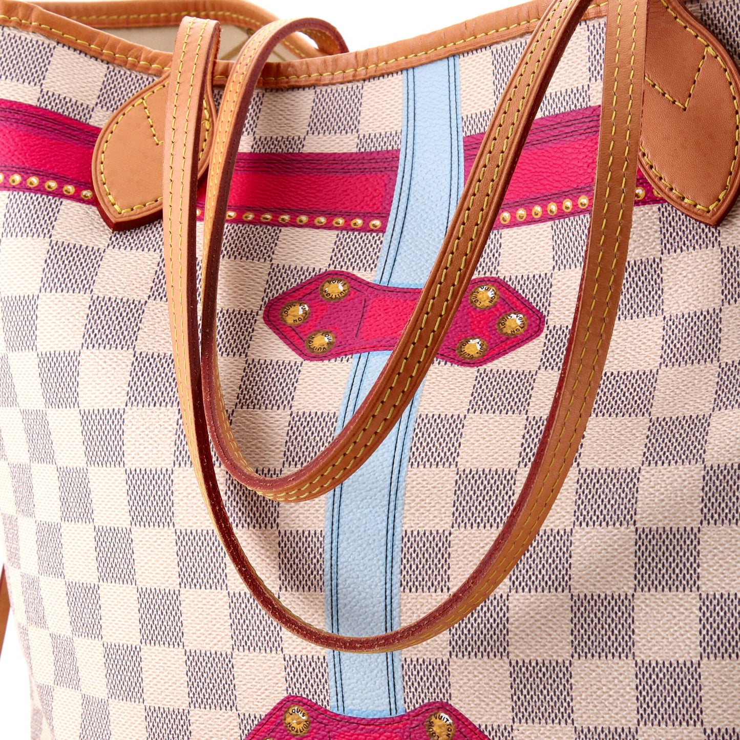 Neverfull NM Tote Limited Edition Damier Summer Trunks MM