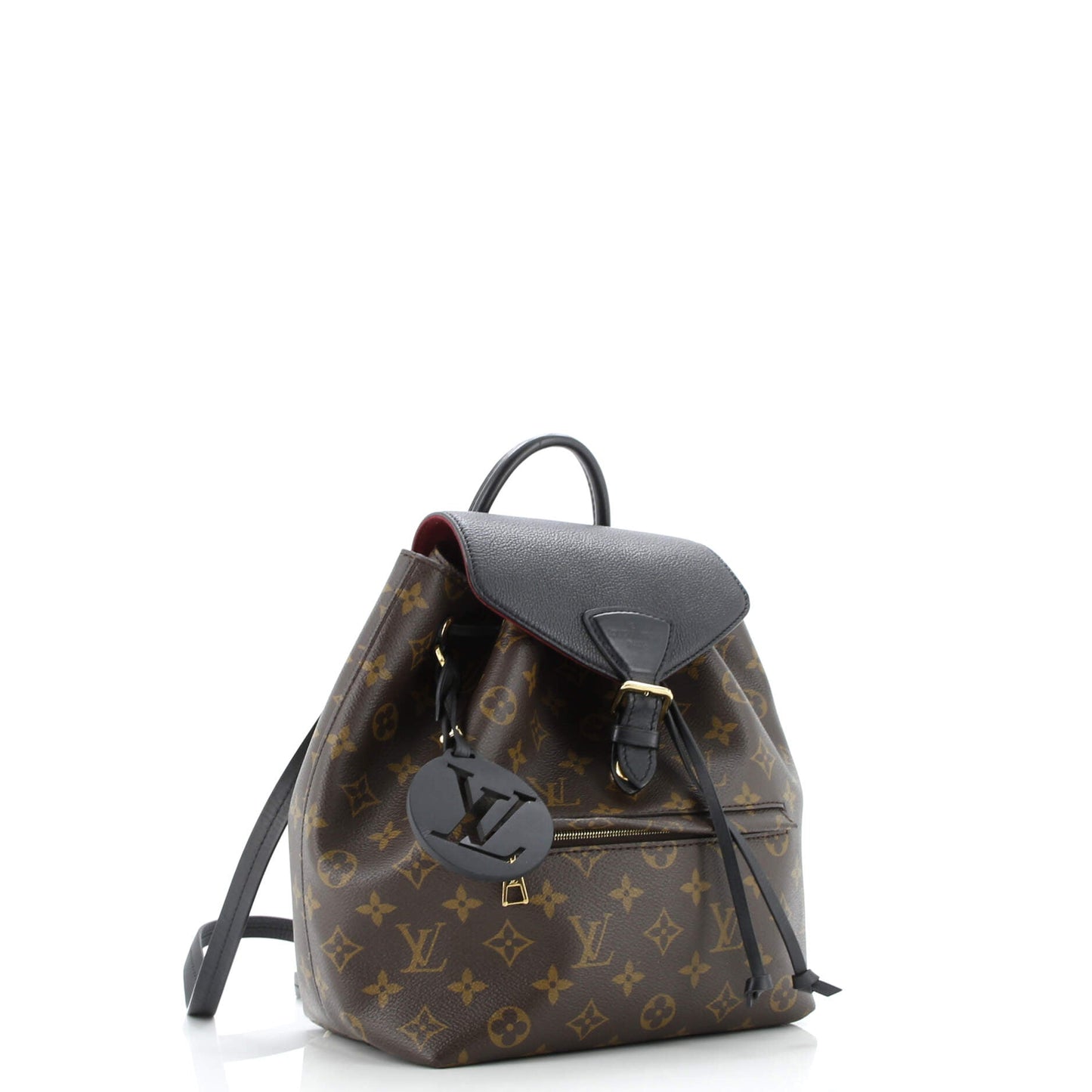 Montsouris NM Backpack Monogram Canvas with Leather PM