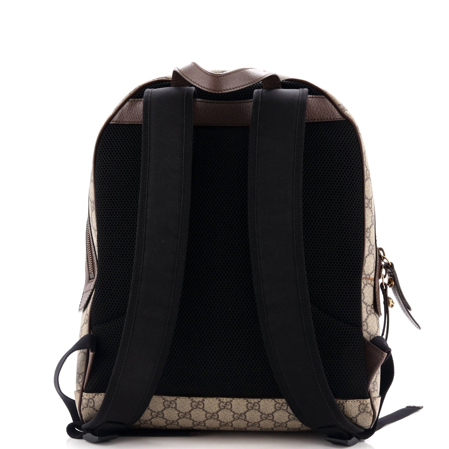 Bee Web Backpack GG Coated Canvas with Applique Medium