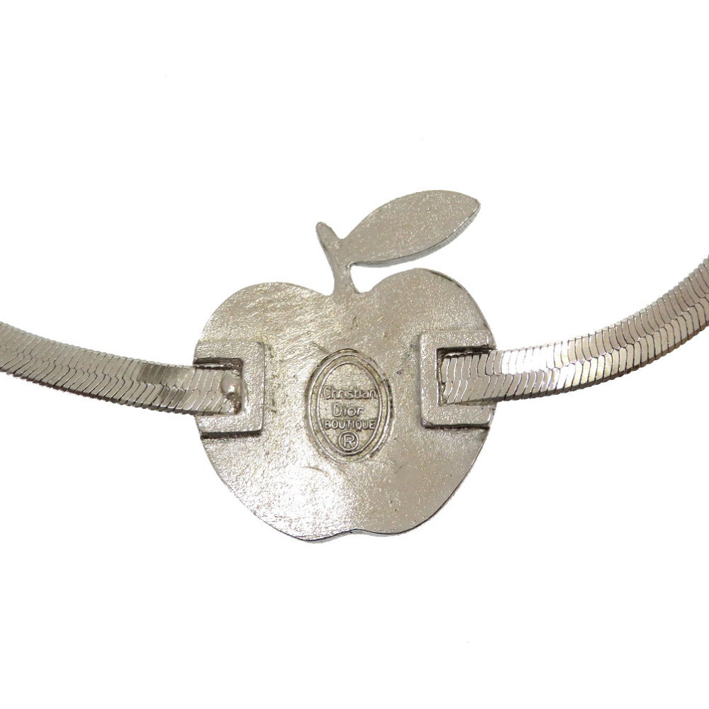 Christian Dior choker metal pink Apple apple
