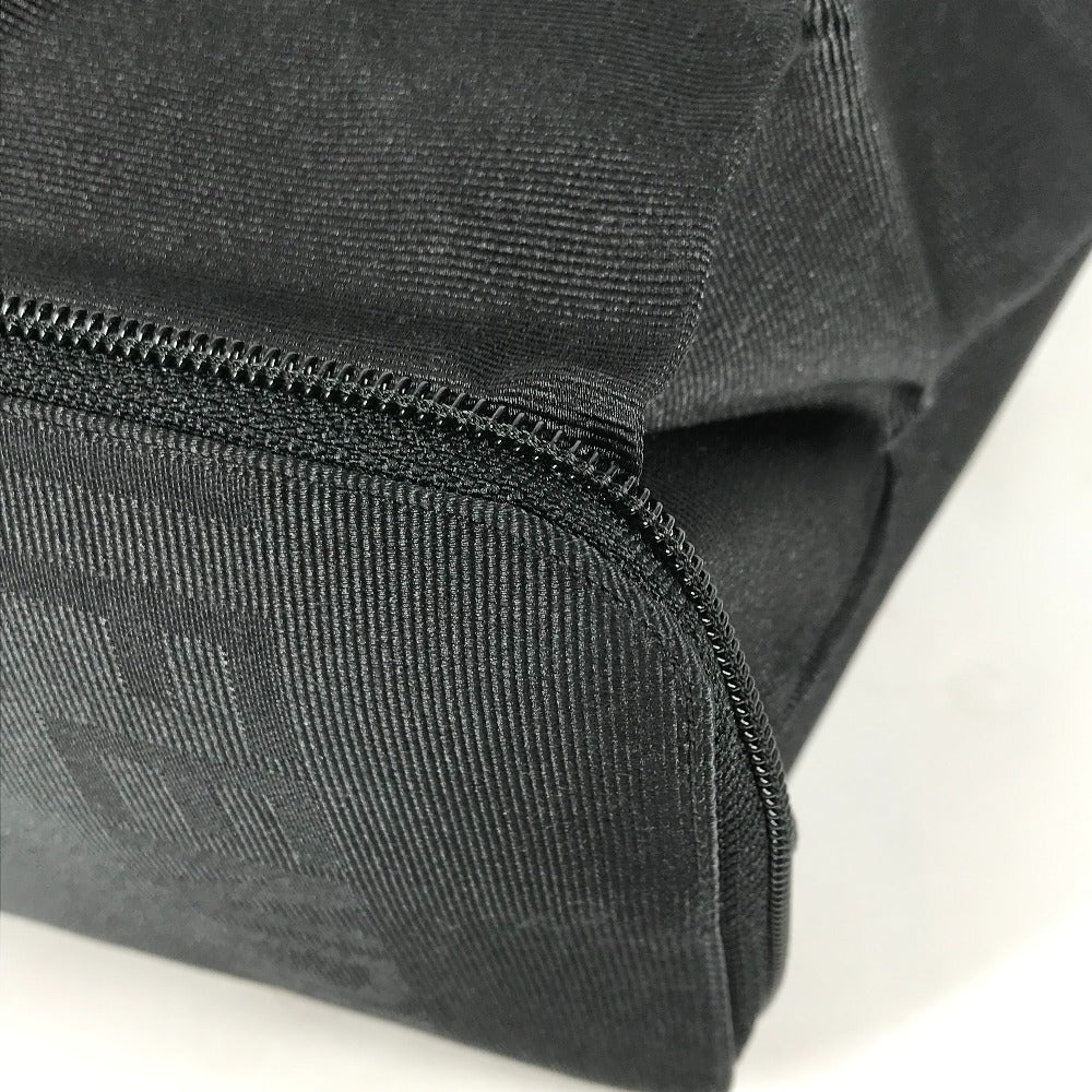 FENDI Tote Bag Nylon black vintage logo