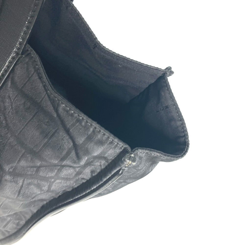 FENDI Tote Bag 7VA367 Nylon / leather black logo