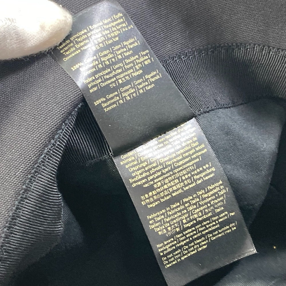 FENDI hat FXQ801 cotton black versace versace collaboration Fendace logo Women S Used