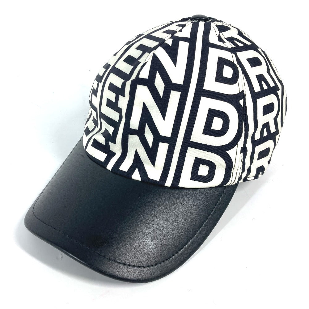 FENDI cap FXQ768 Nylon white Marc Jacobs collaboration logo Women Used