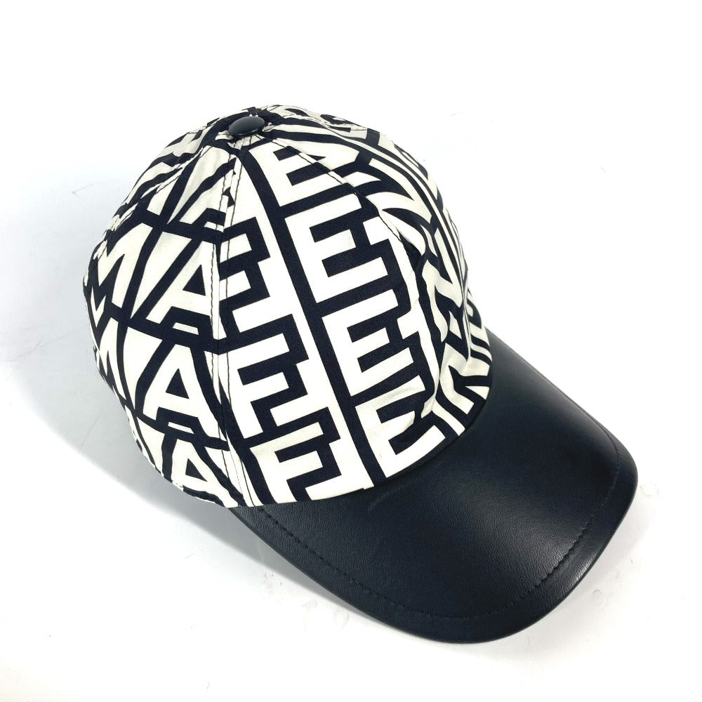 FENDI cap FXQ768 Nylon white Marc Jacobs collaboration logo Women Used