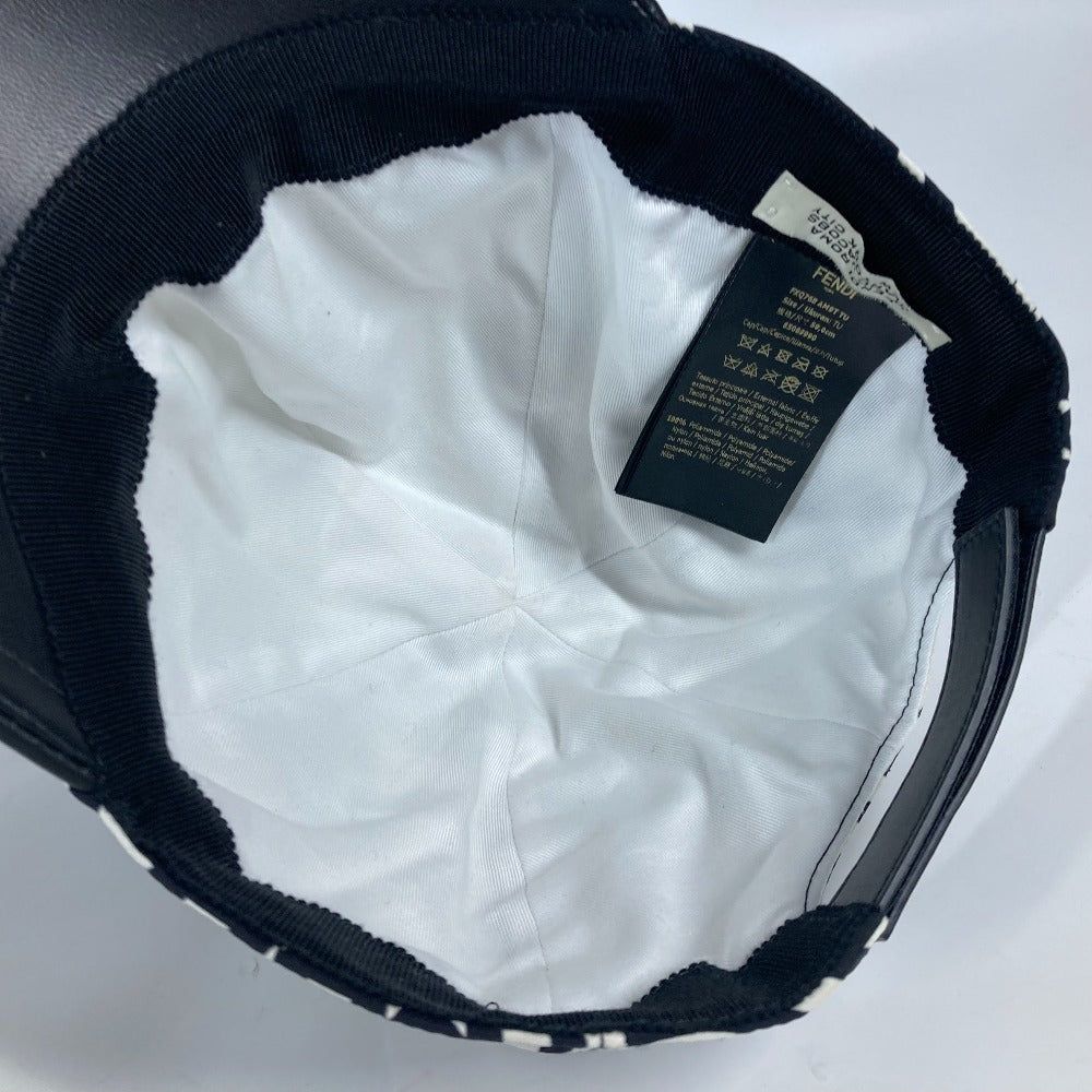 FENDI cap FXQ768 Nylon white Marc Jacobs collaboration logo Women Used