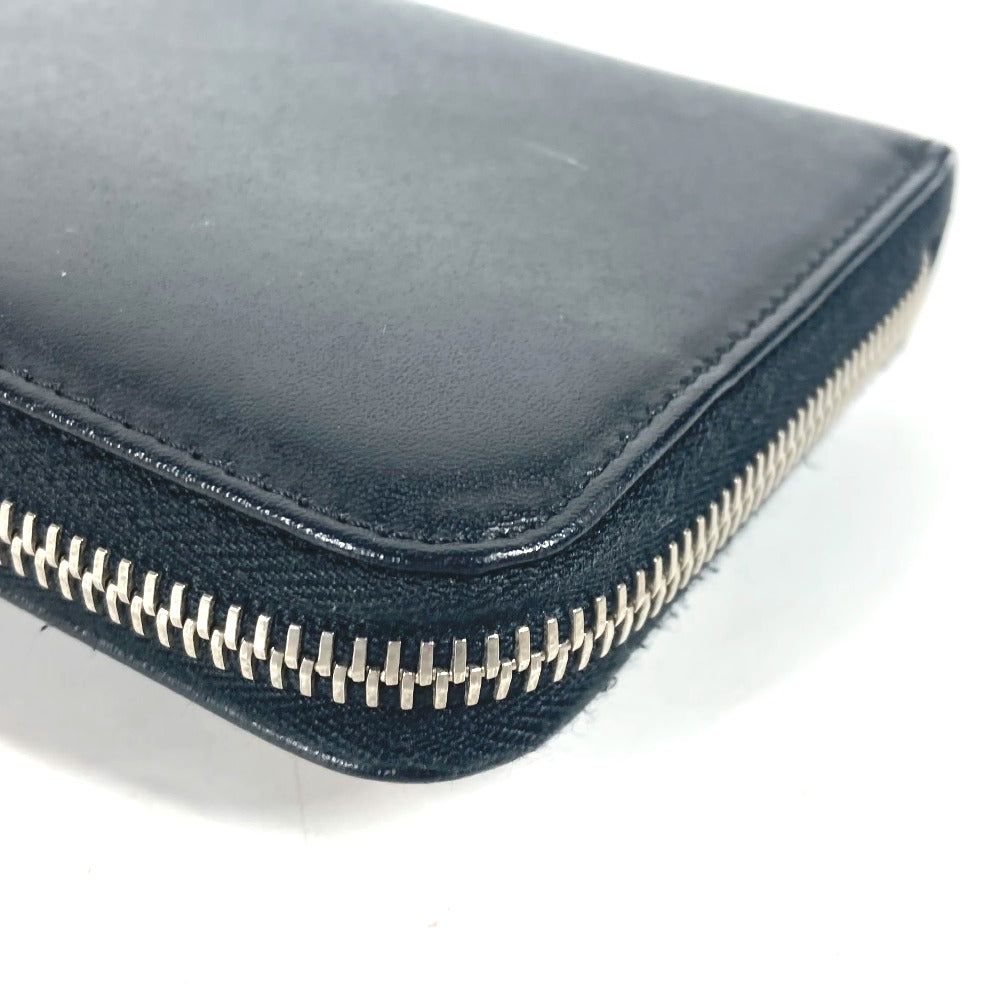 FENDI Long Wallet Purse 8M0299 leather black Long wallet Studs