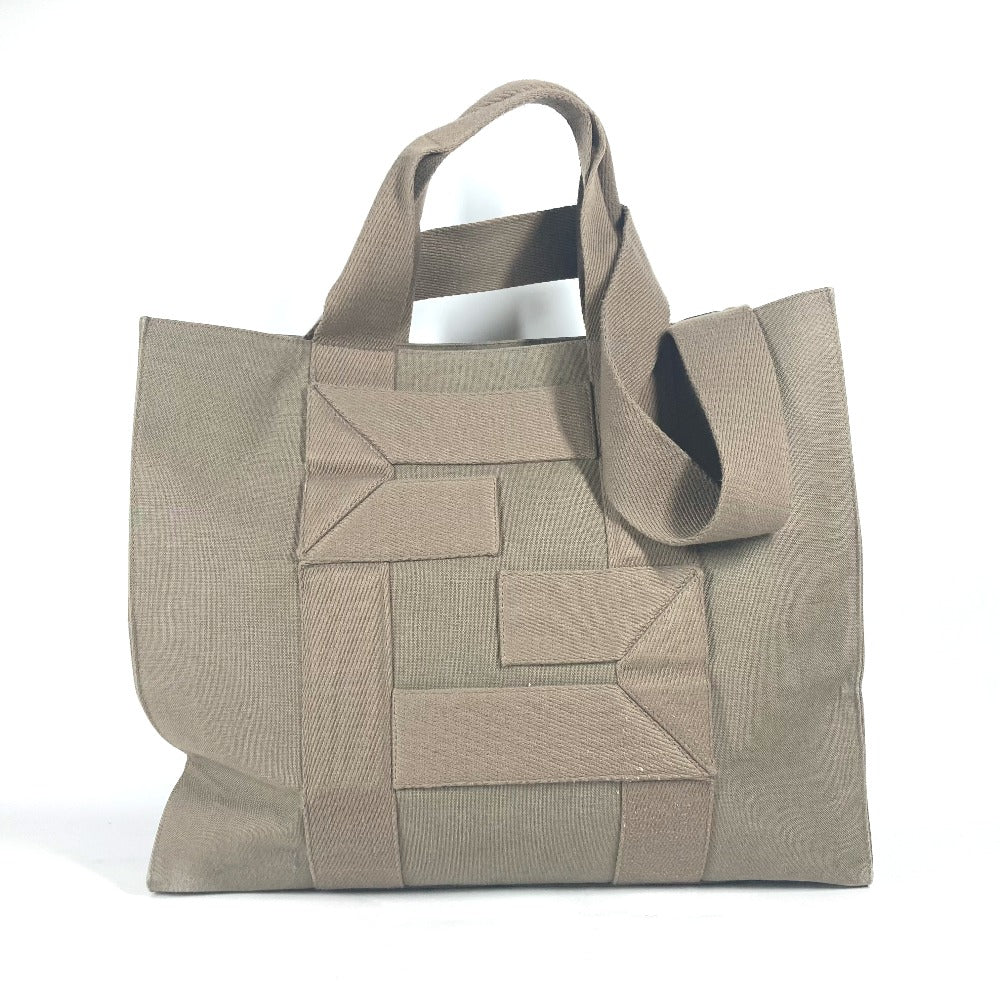 FENDI Tote Bag 7VA558 canvas khaki TOTE CANVAS mens Used