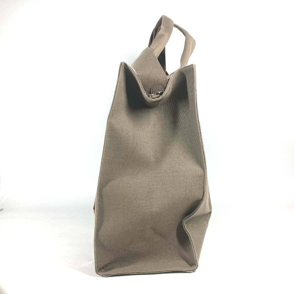 FENDI Tote Bag 7VA558 canvas khaki TOTE CANVAS mens Used