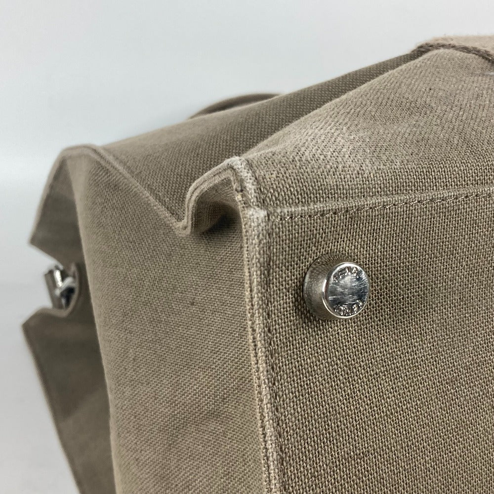 FENDI Tote Bag 7VA558 canvas khaki TOTE CANVAS mens Used