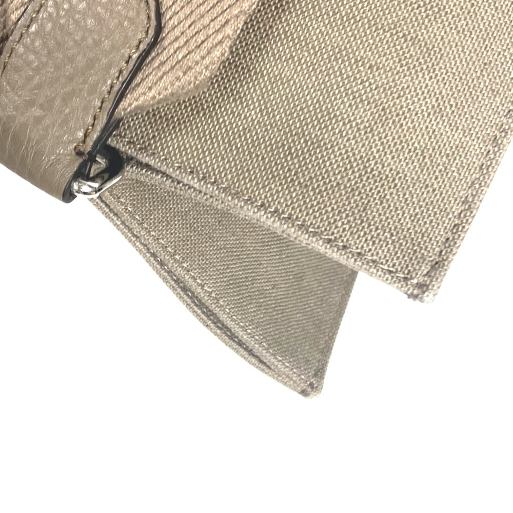 FENDI Tote Bag 7VA558 canvas khaki TOTE CANVAS mens Used