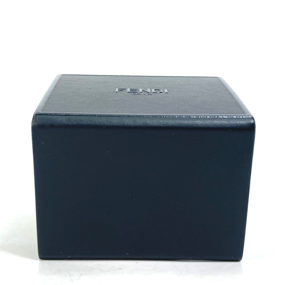 FENDI key ring 7AR894 leather black Mini box MINIBOX Women Used