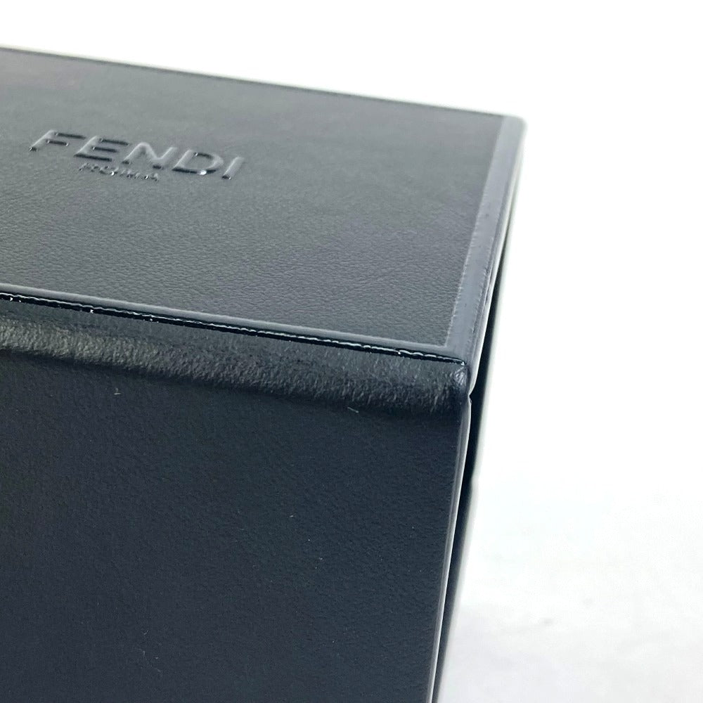 FENDI key ring 7AR894 leather black Mini box MINIBOX Women Used