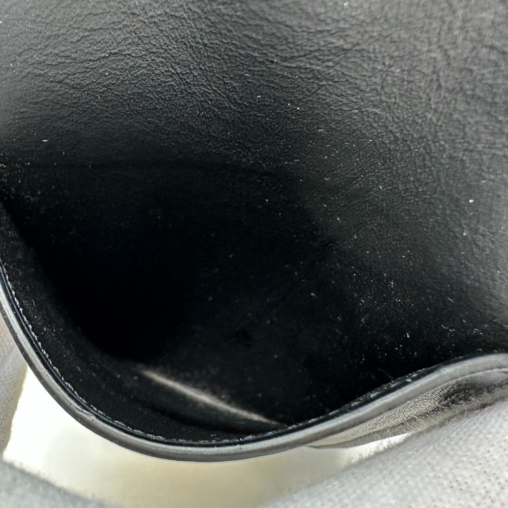 FENDI Coin case 7M0283 leather black Wallet Coin Pocket Card Case Monster Bugs mens Used