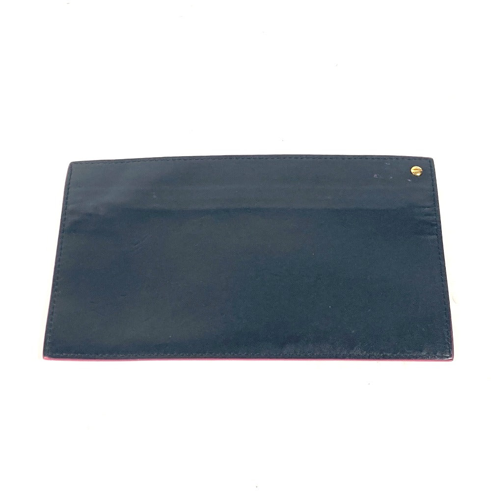 FENDI Pouch leather black By color Accessories Flat
