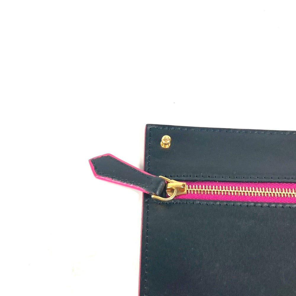 FENDI Pouch leather black By color Accessories Flat